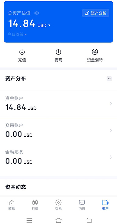 资产总览页面